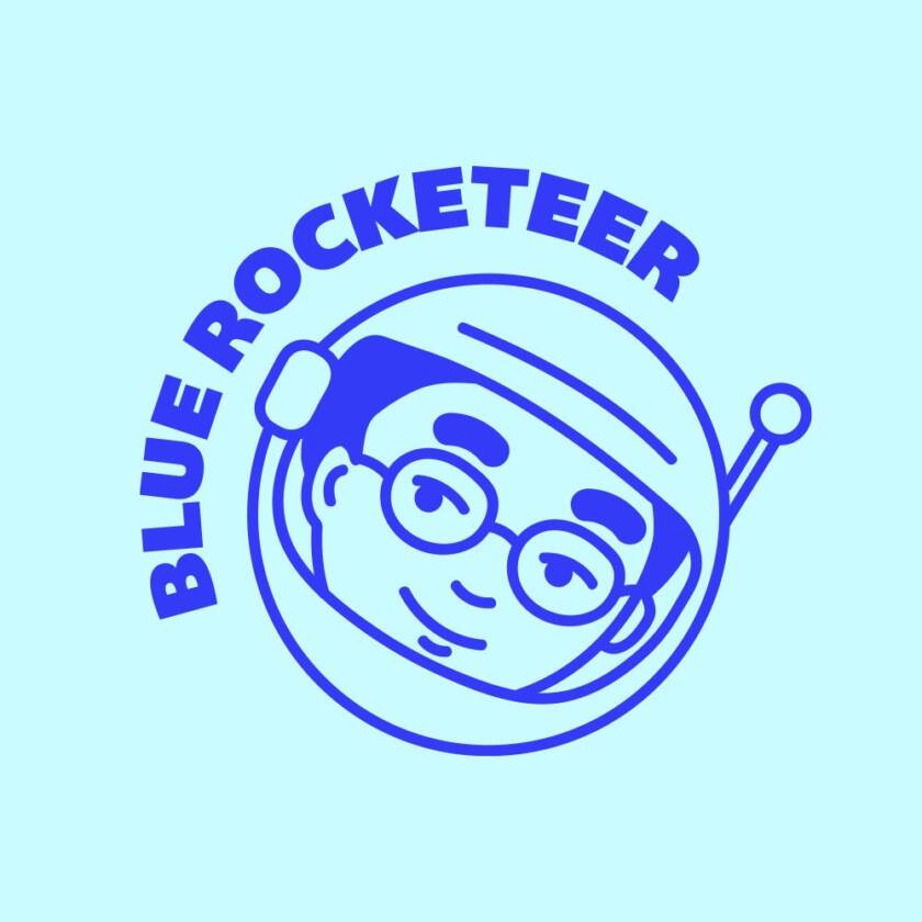 Blue Rocketeer